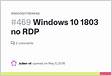 Windows 10 1803 no RDP Issue 469 stascorprdpwrap